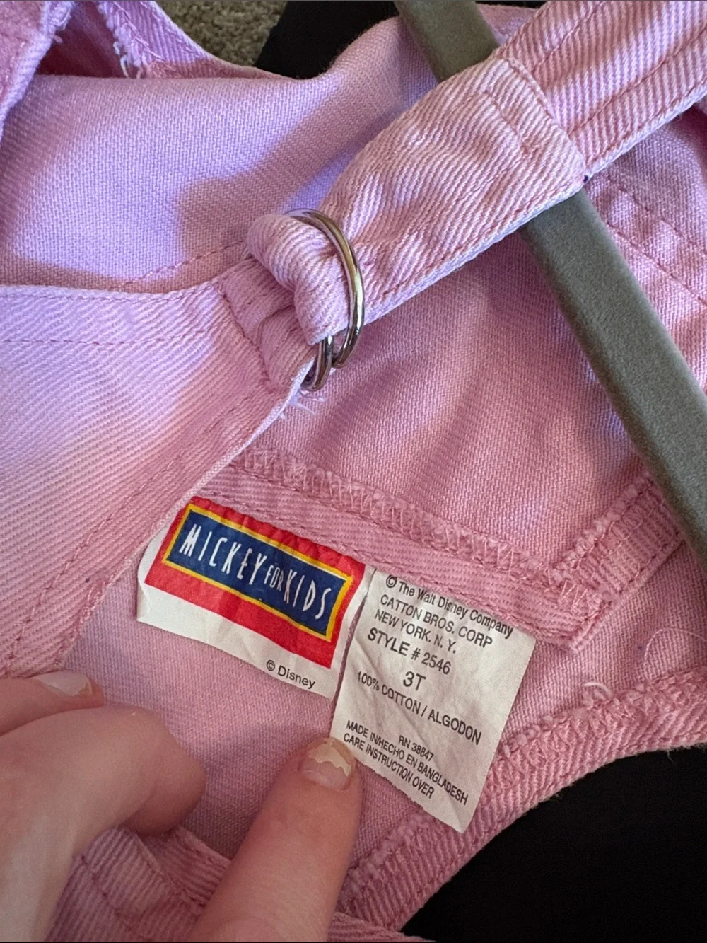 Mikey’s For Kid’s slightest discoloration